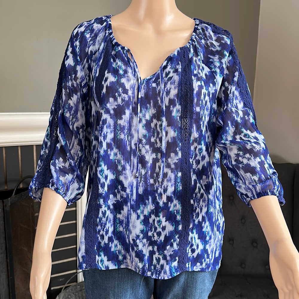 Express Size M sheer top